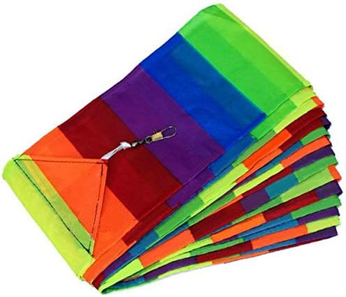 60" Rainbow Kite Tails - Helps your friends find you on the beach - Beach Location Marker