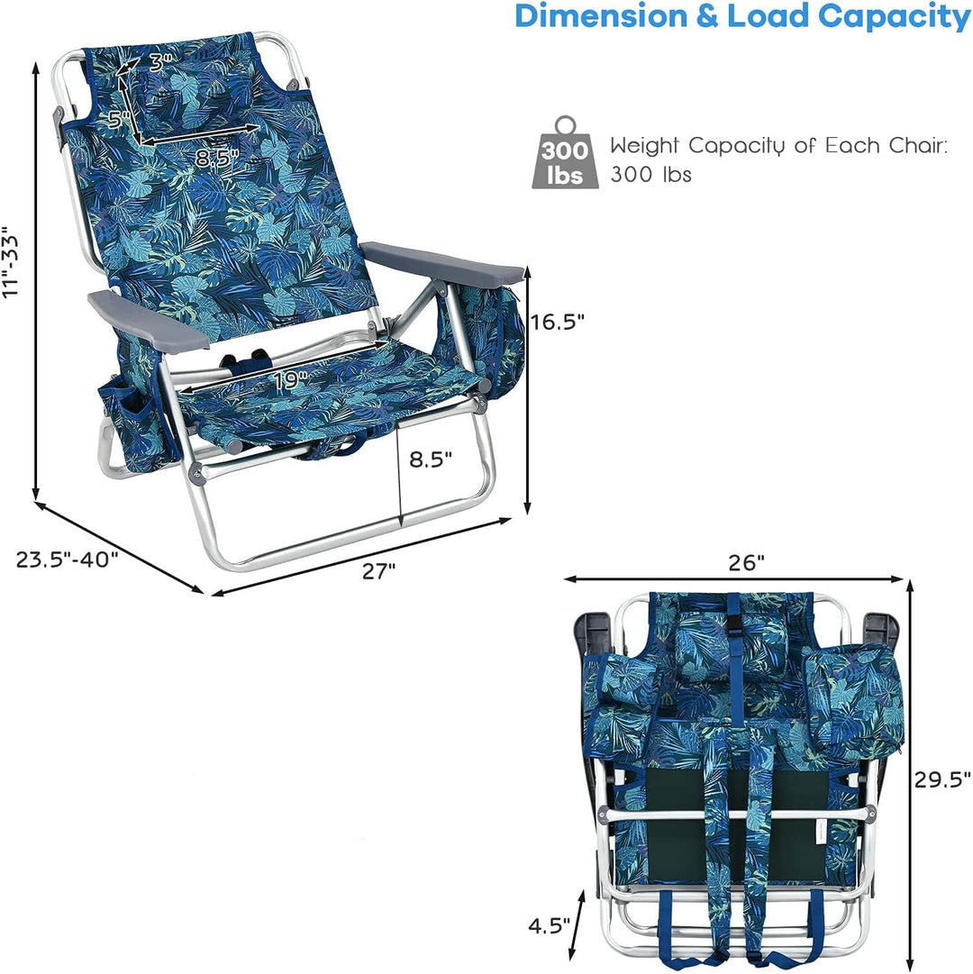 Slot Chair Beach Chair with Flying Sand-Disk Game