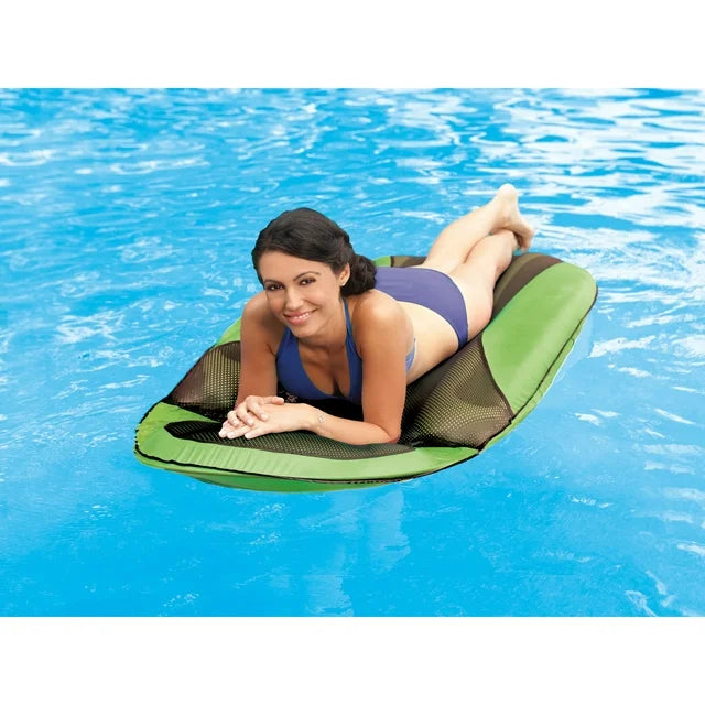 Spring Float SunDry Lounger - Green / Blue