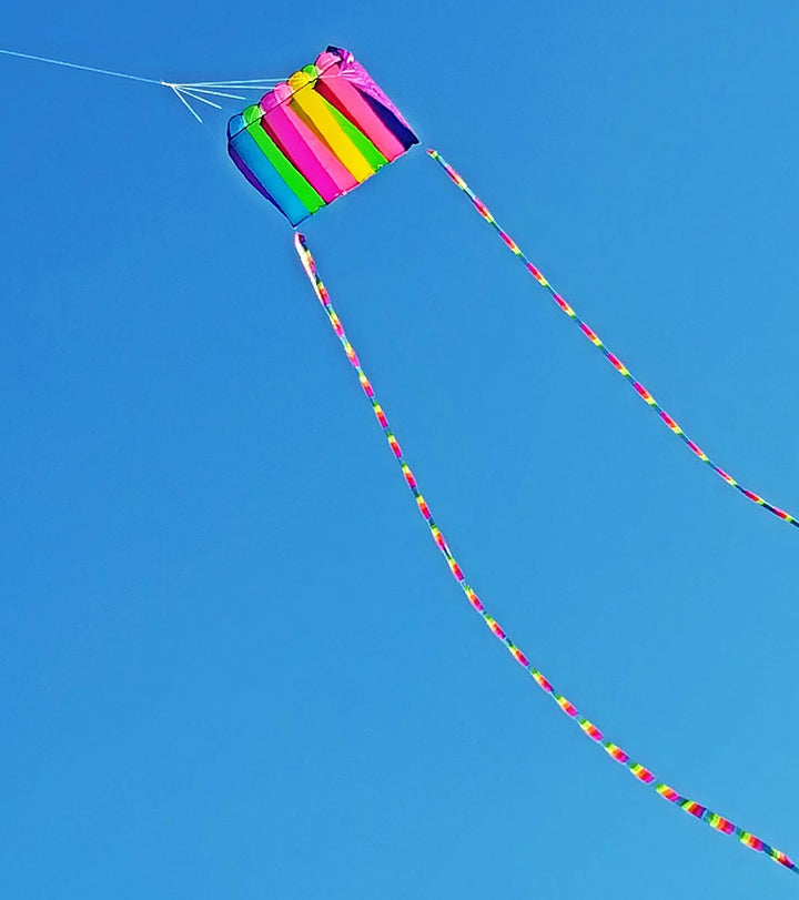 60" Rainbow Kite Tails - Helps your friends find you on the beach - Beach Location Marker
