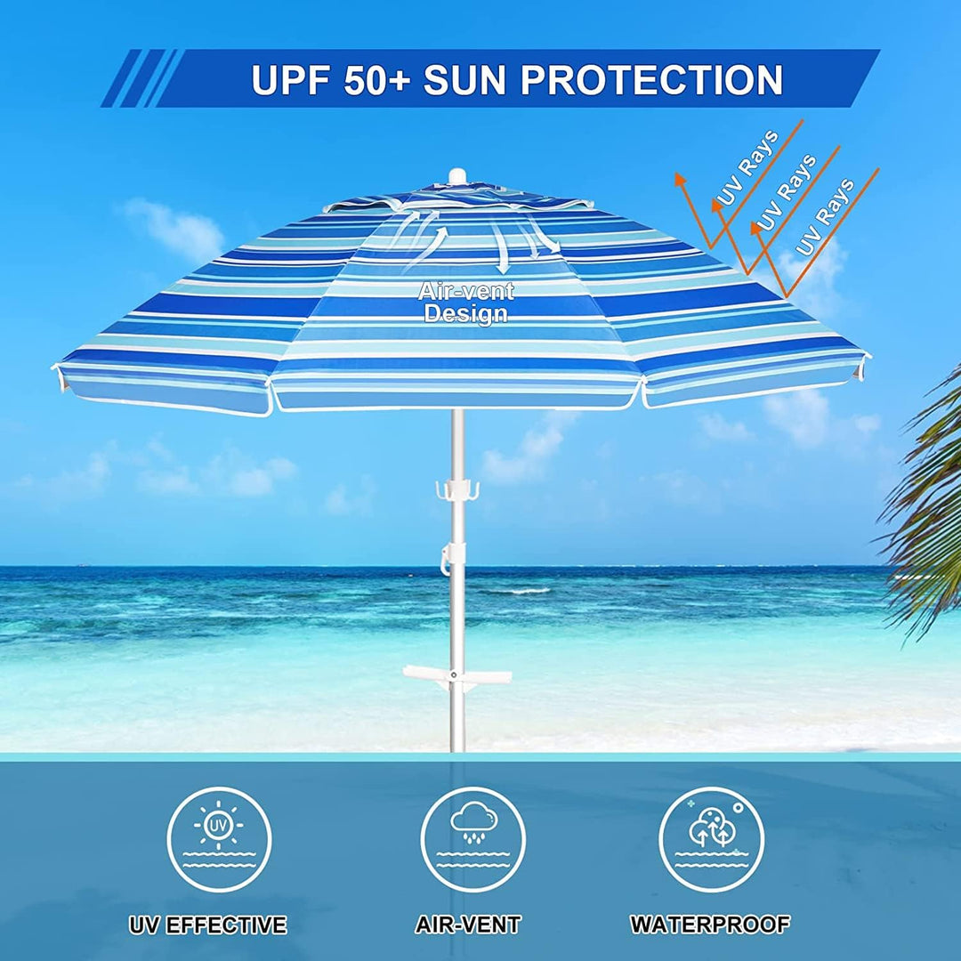 PVC Canopy Beach Umbrella