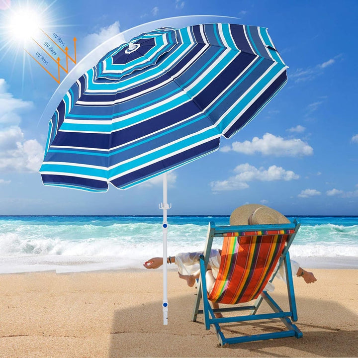 SunSafe 6.5 ft Beach Umbrella