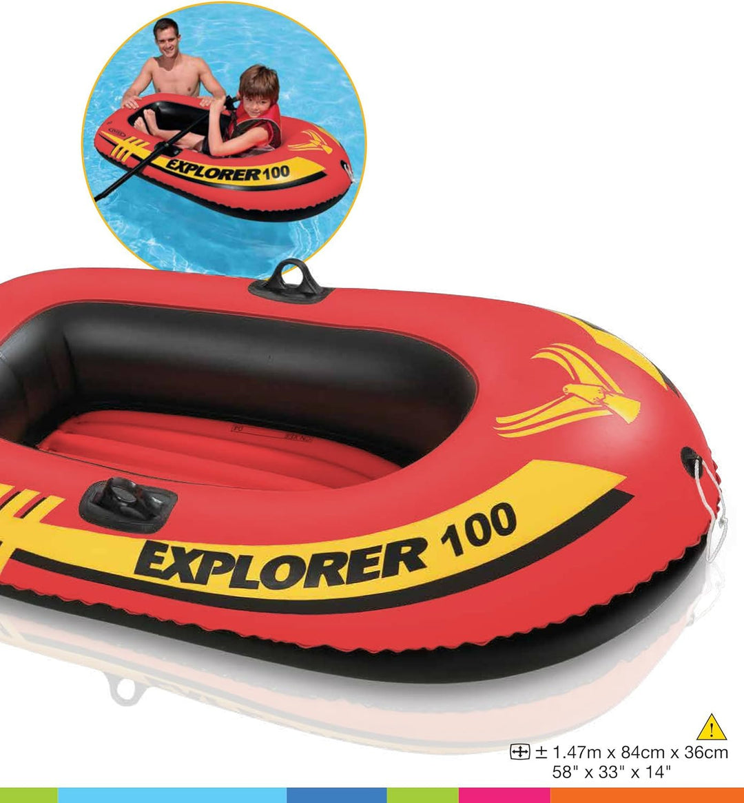 Explorer Inflatable Beach Boat - in 3 sizes - 1 person