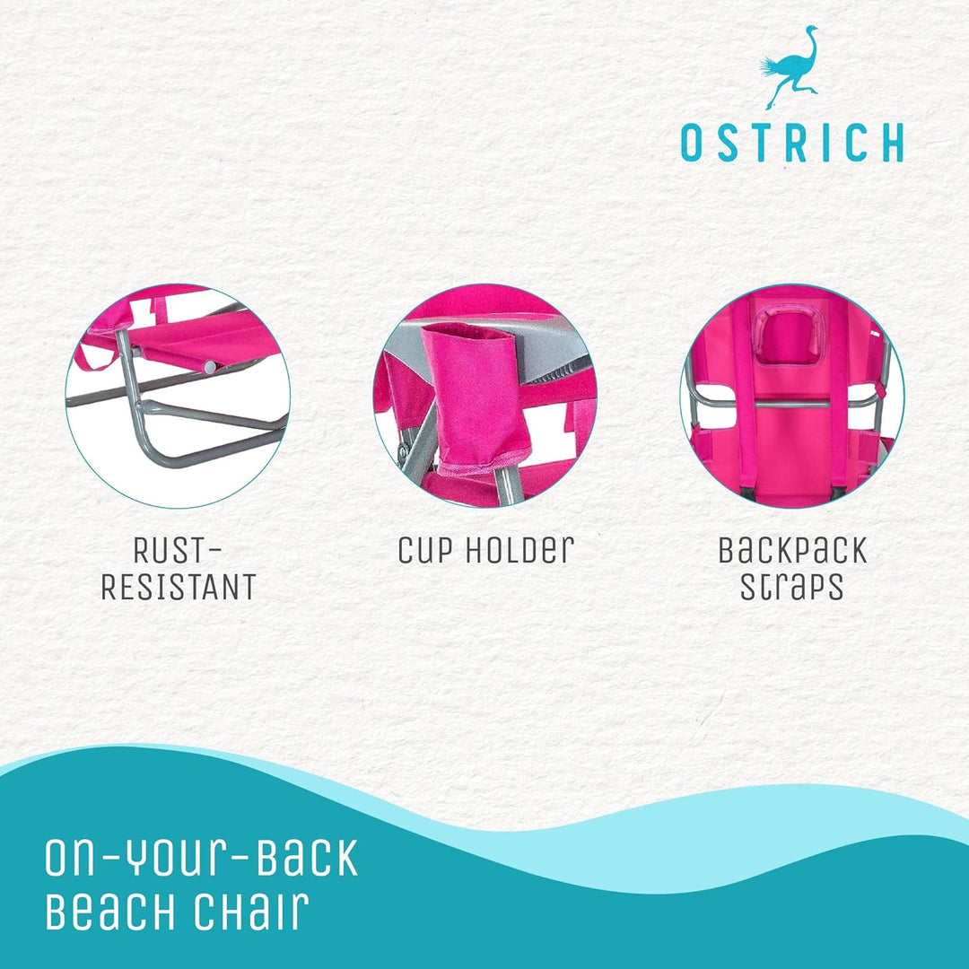 Ostrich Ladies Backpack Beach Chair