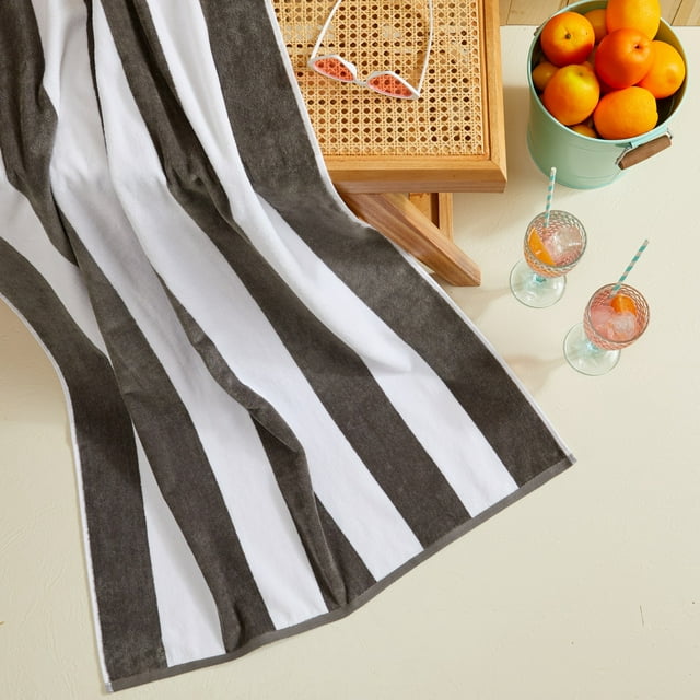 Printed Velour Beach Towel