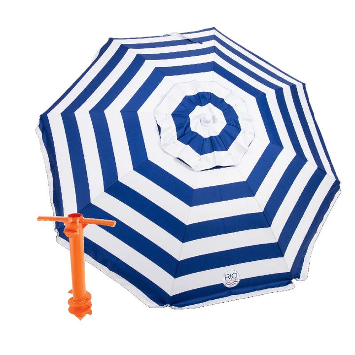 6 ft. Sun Blocking Tilt Beach Umbrella