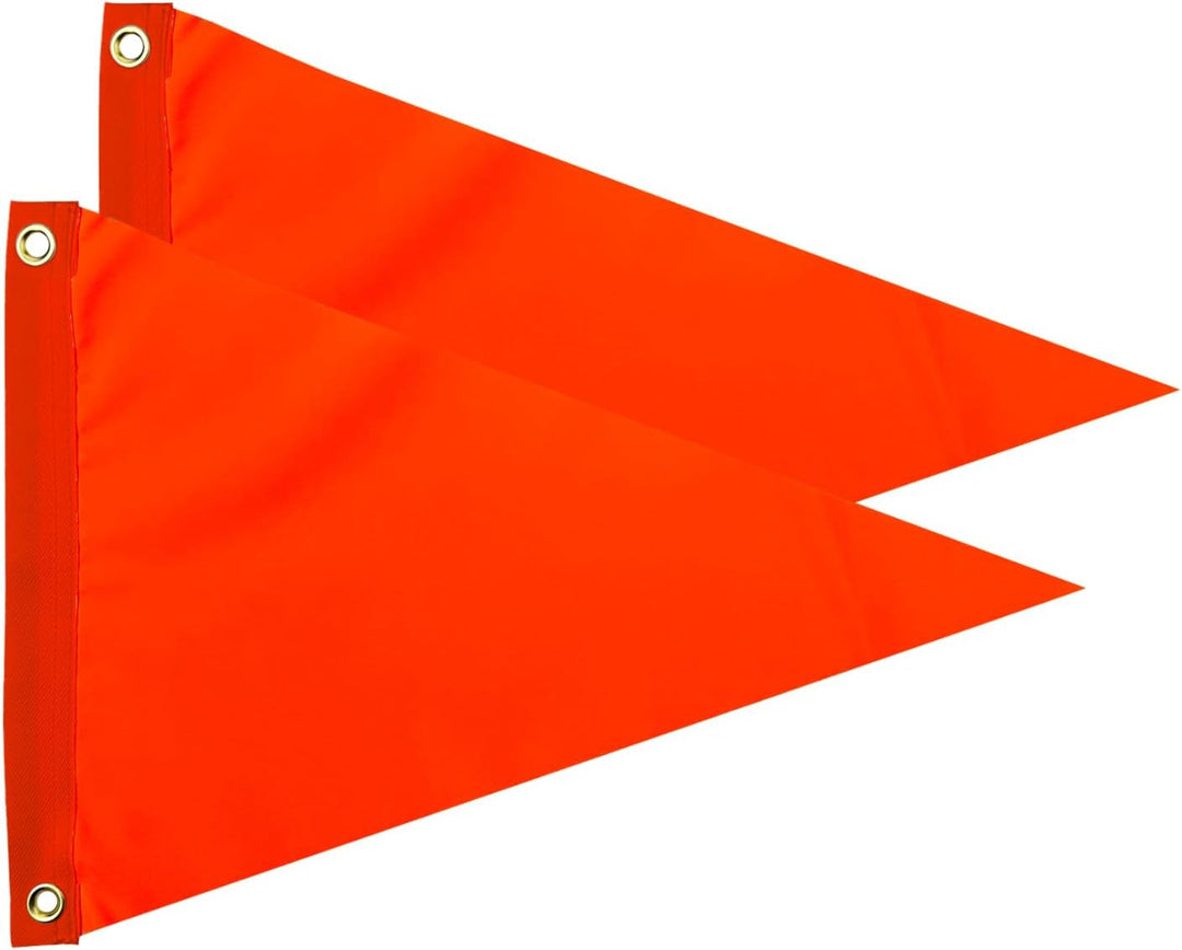 Beach Spot Finder Flag - Location Marker Banner - Orange