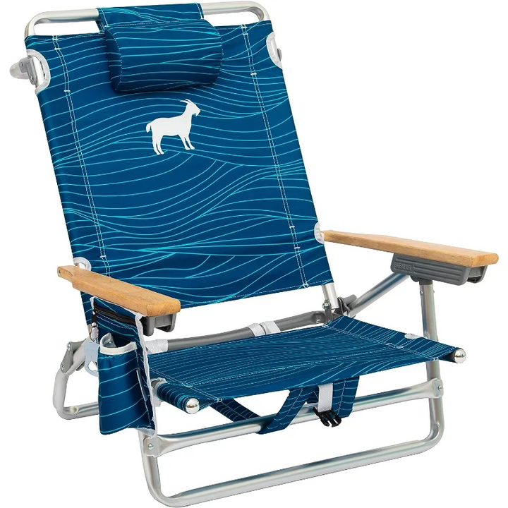 Slot Chair Beach Chair with Flying Sand-Disk Game