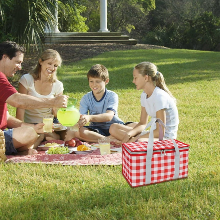 Beach Picnic Basket Tote in Turquoise