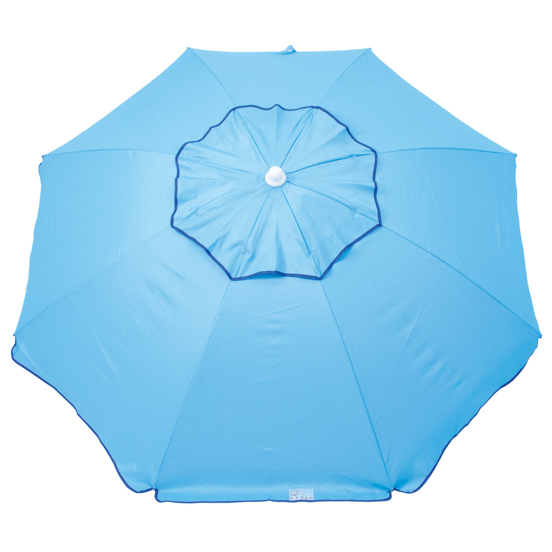 RIO Classic 6 ft. Sun Blocking Tilt Beach Umbrella - Trim