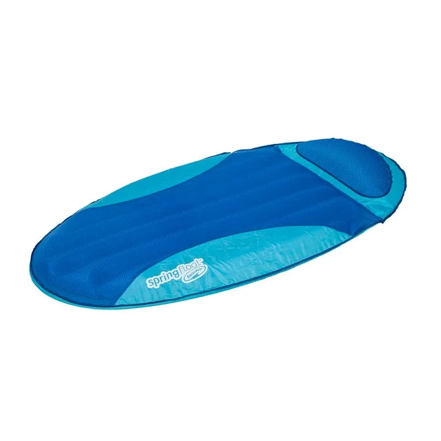 Spring Float SunDry Lounger - Green / Blue