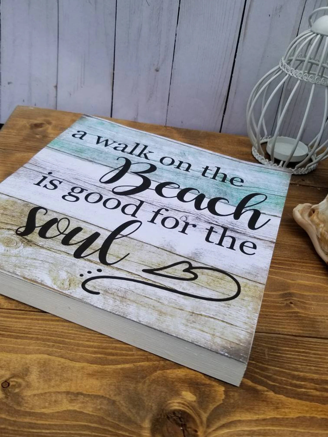 Signs of the Beach Decorative Wooden Beach Sign 18 6 Inches