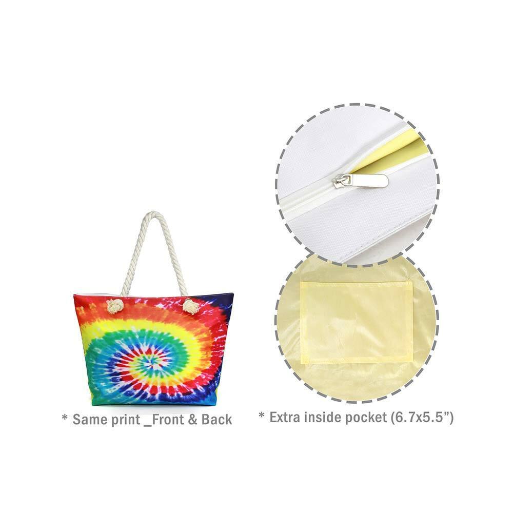 SoHo Swirl Beach Tote Bag