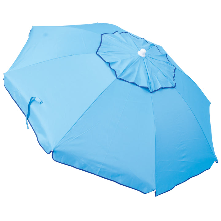 RIO Classic 6 ft. Sun Blocking Tilt Beach Umbrella - Trim