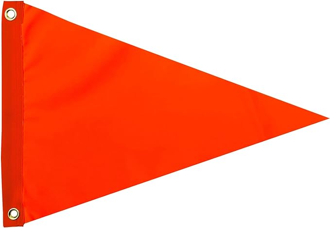 Beach Spot Finder Flag - Location Marker Banner - Orange