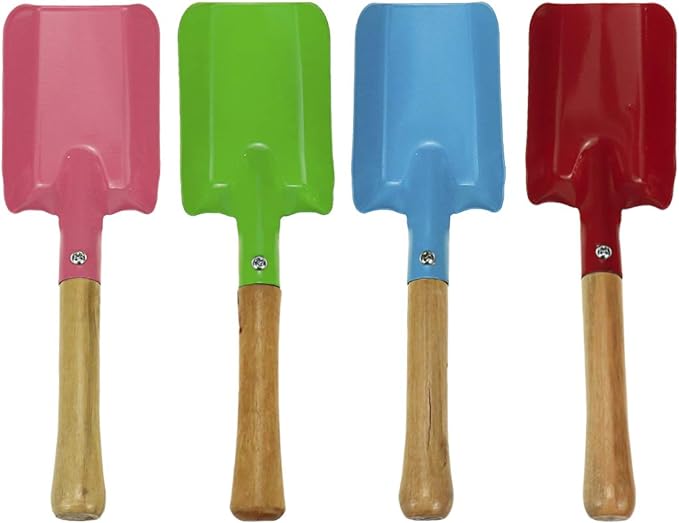 Bright Builders Wood Sand Shovel