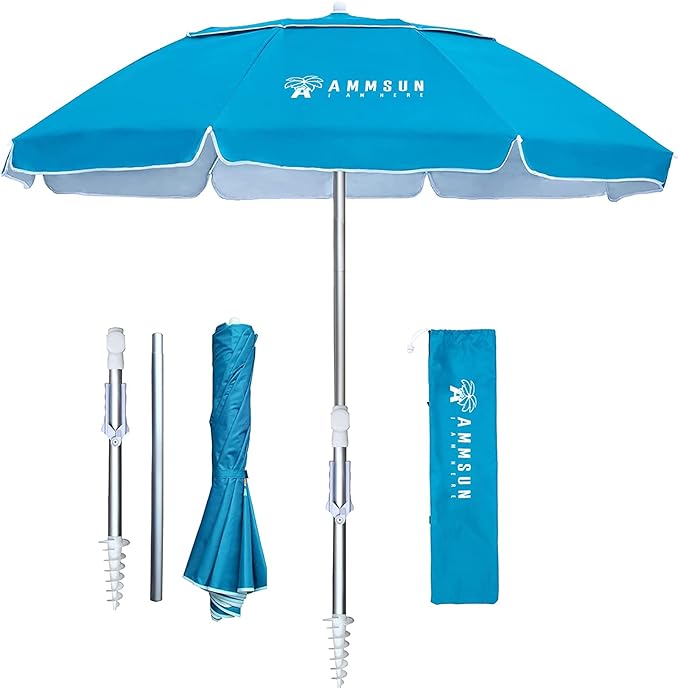 Folded Beach Umbrella